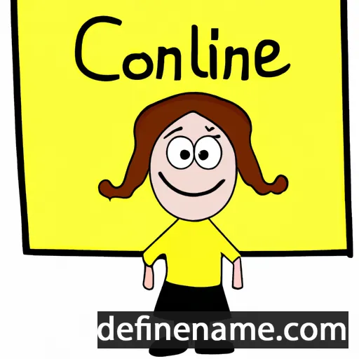 cartoon of the name Colinet