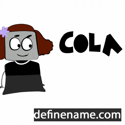 cartoon of the name Colla