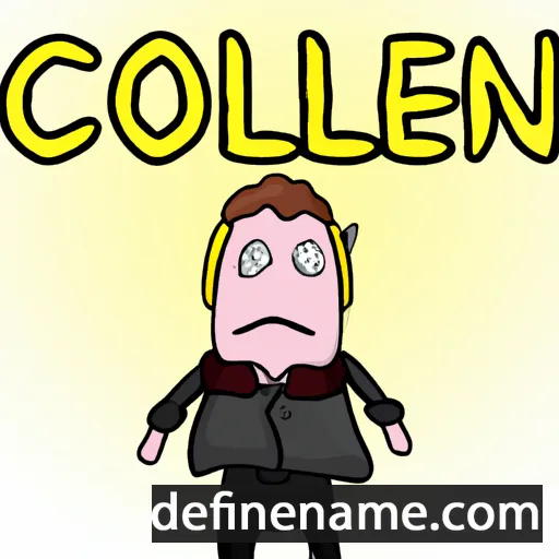 cartoon of the name Collen