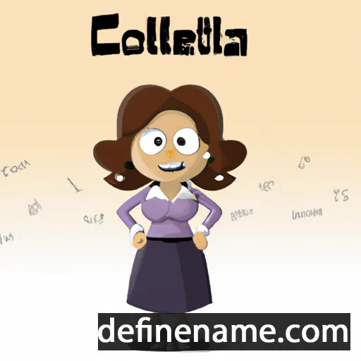 cartoon of the name Colleta