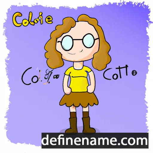 cartoon of the name Collete