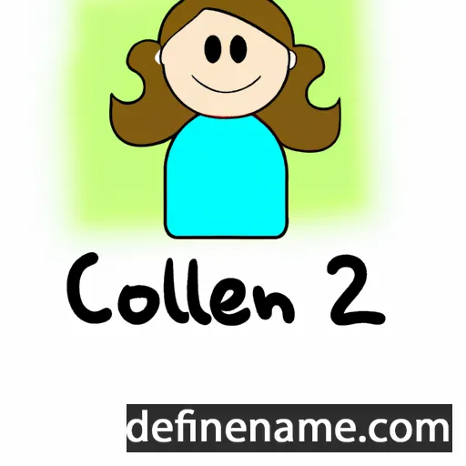 cartoon of the name Collien