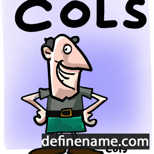 cartoon of the name Collis