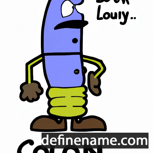 cartoon of the name Colon