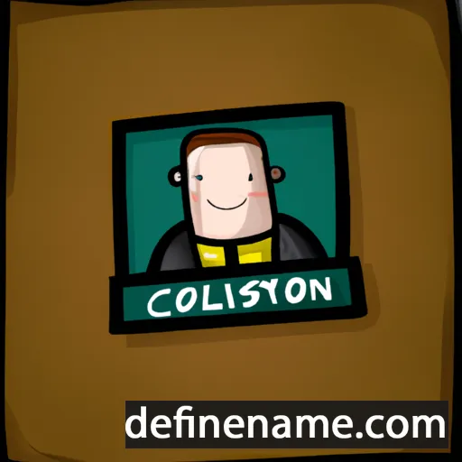 cartoon of the name Colston