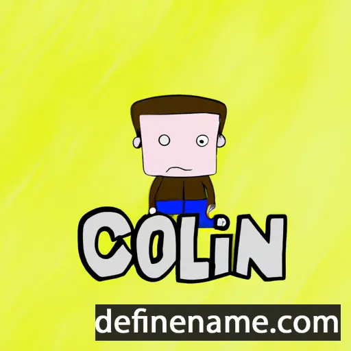 cartoon of the name Coltin