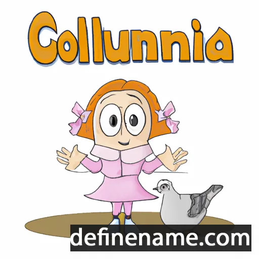 cartoon of the name Columbina