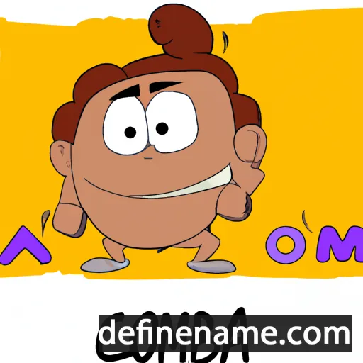 cartoon of the name Comba