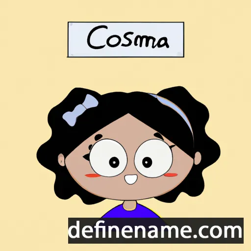 cartoon of the name Cósima