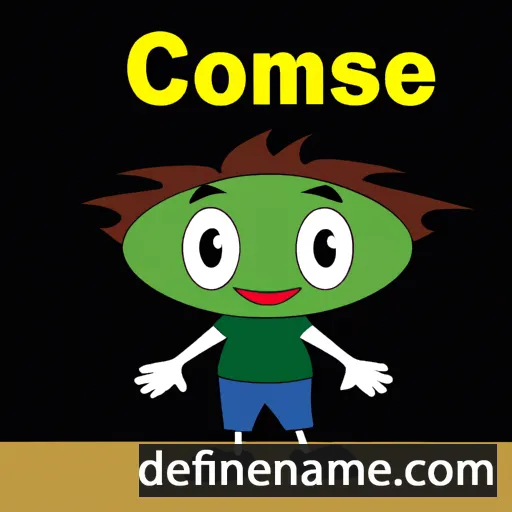 cartoon of the name Còsme