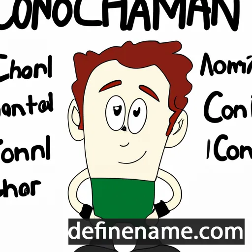 Comhnall cartoon