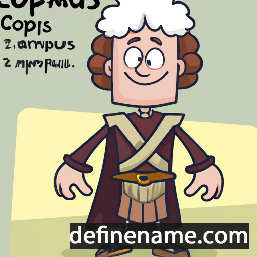 cartoon of the name Commodus