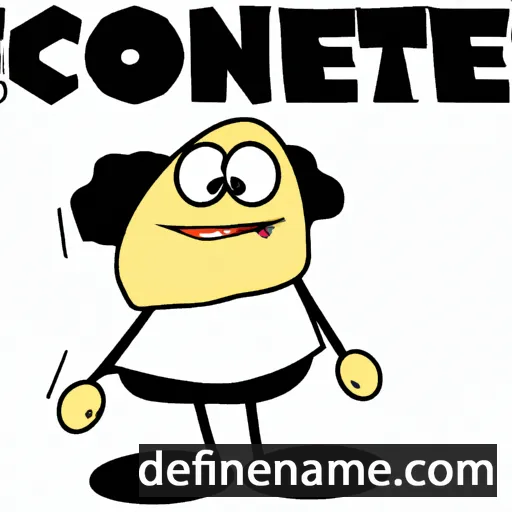 cartoon of the name Conbert