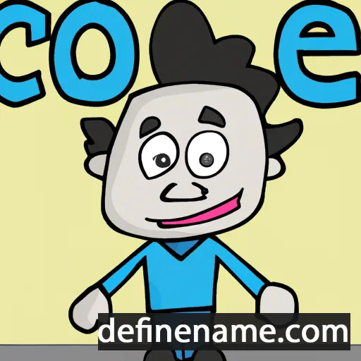 cartoon of the name Conce