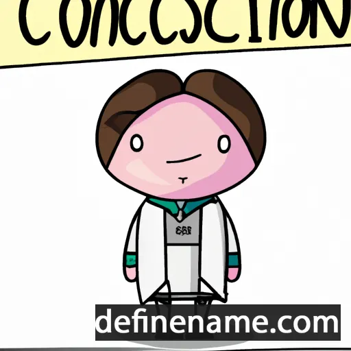 cartoon of the name Concepcion