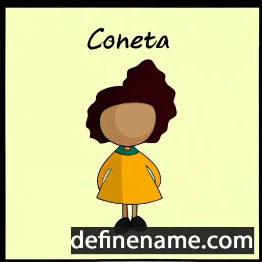 cartoon of the name Conchetta