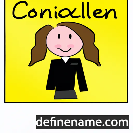 cartoon of the name Conleigh