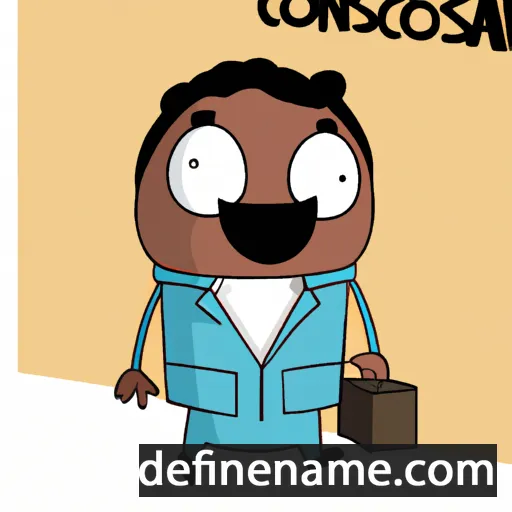 cartoon of the name Conseição