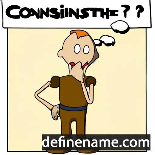 cartoon of the name Consider