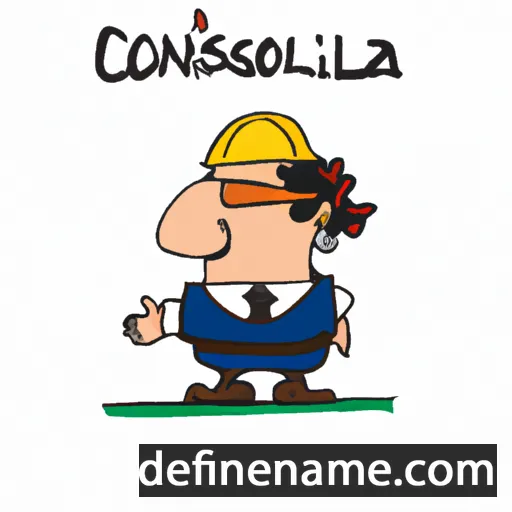 cartoon of the name Consiglia