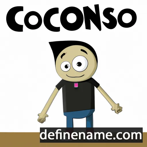 cartoon of the name Conso