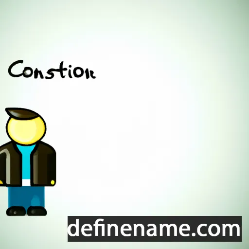 cartoon of the name Consolat