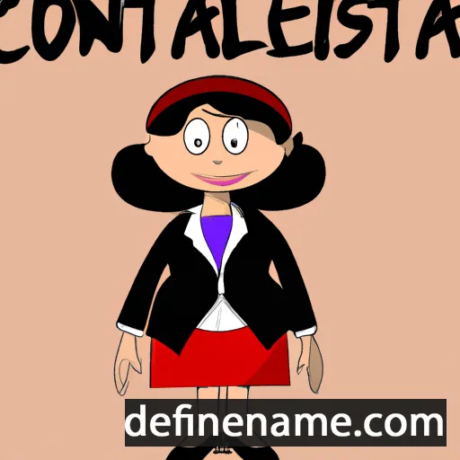 cartoon of the name Consoletta