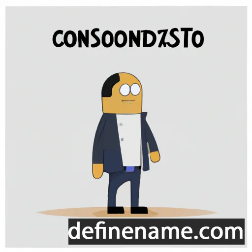 cartoon of the name Constandino