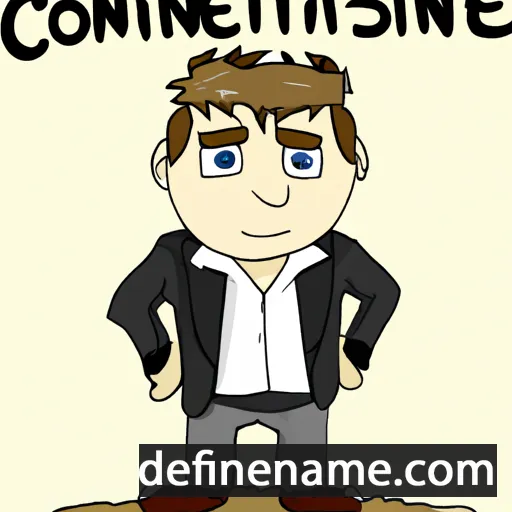 cartoon of the name Constantine