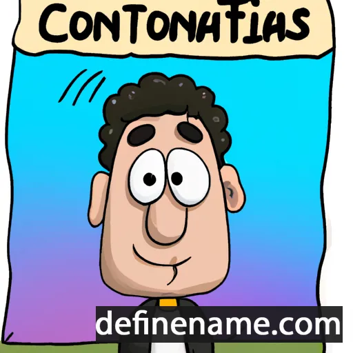 cartoon of the name Constantinos