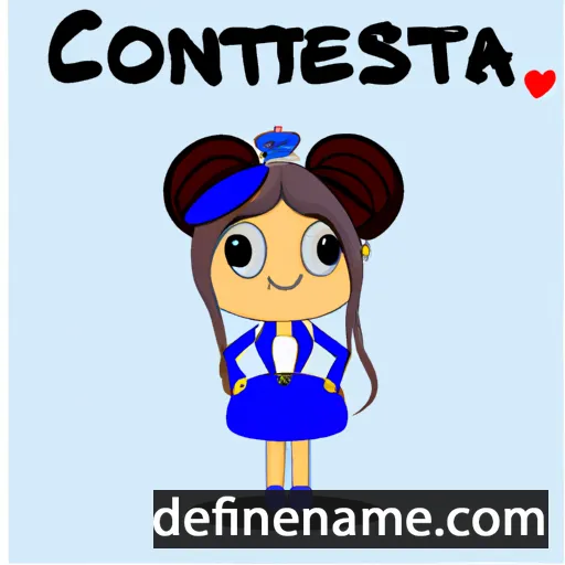 cartoon of the name Contessia