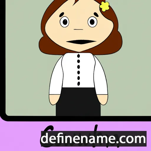 cartoon of the name Conwenna