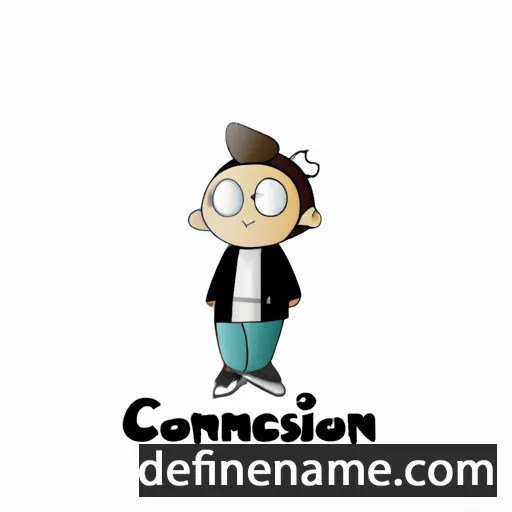 cartoon of the name Conzezión