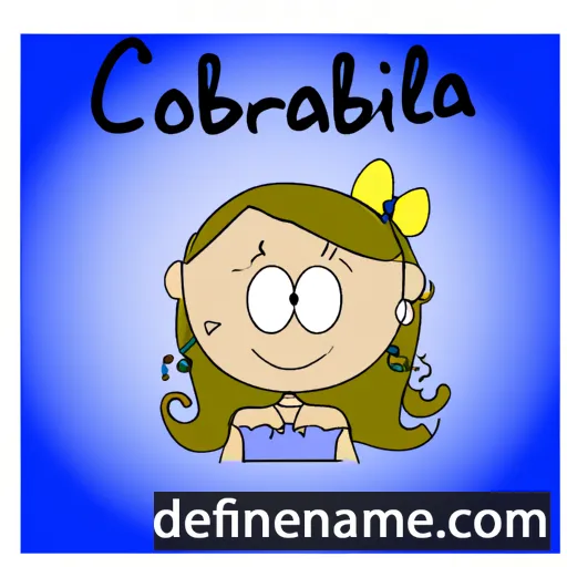 cartoon of the name Corabella