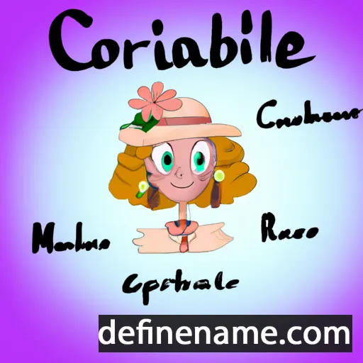 cartoon of the name Corabelle