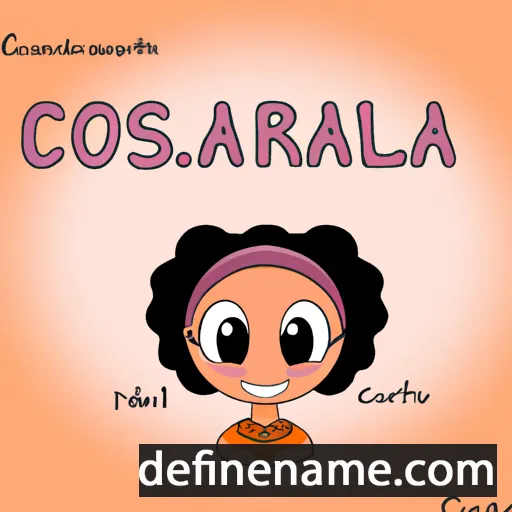 cartoon of the name Coralisa