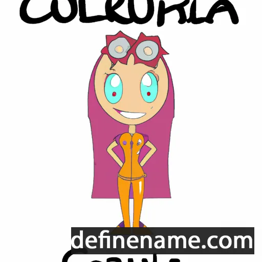 cartoon of the name Coraluna