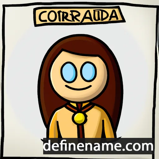 cartoon of the name Cordania