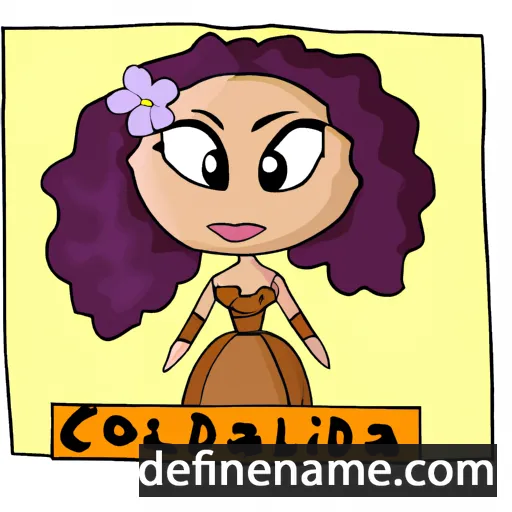 cartoon of the name Cordellia