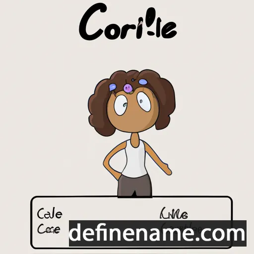 Corélia cartoon