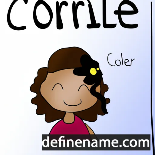 cartoon of the name Corélie