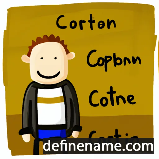 cartoon of the name Corinth