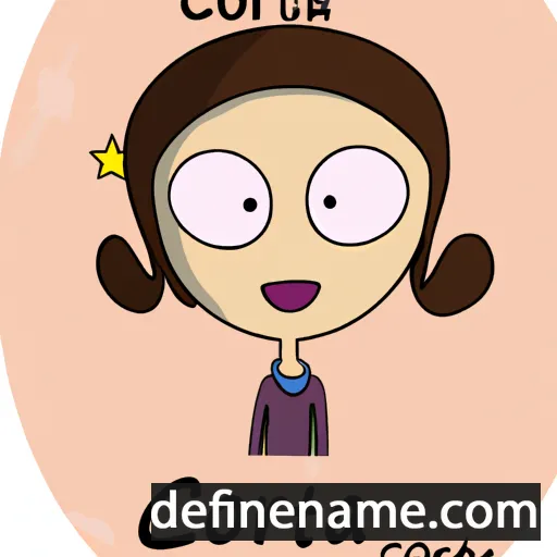 cartoon of the name Corita