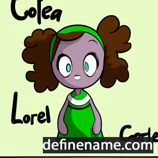 cartoon of the name Corlea