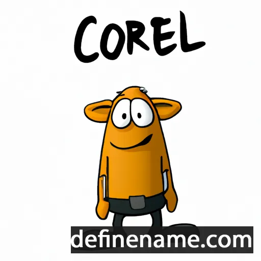 cartoon of the name Corneel