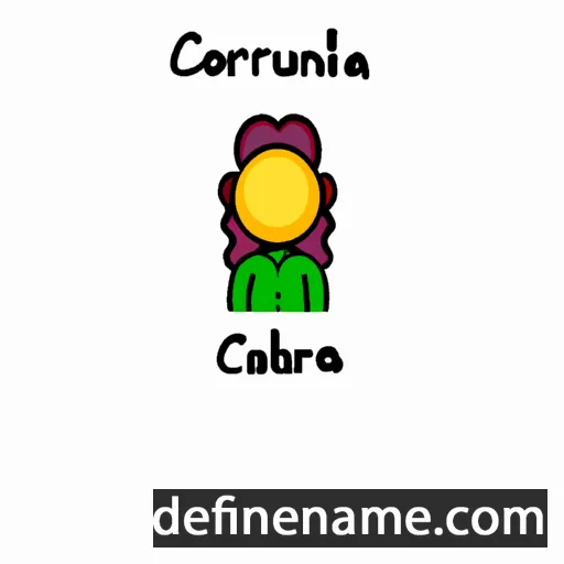 cartoon of the name Corneliana