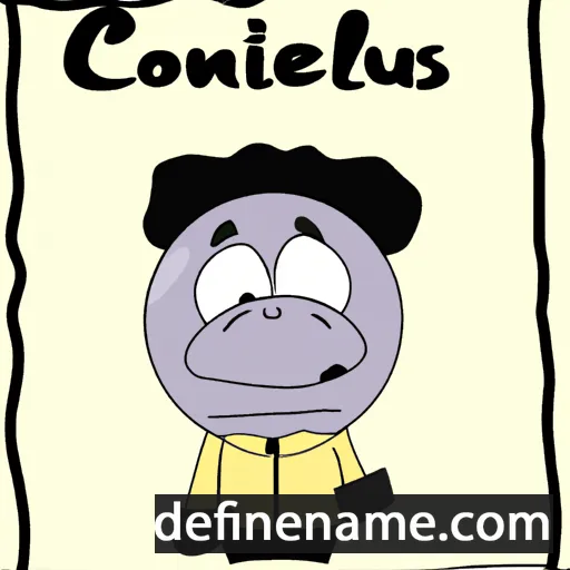 cartoon of the name Cornelious