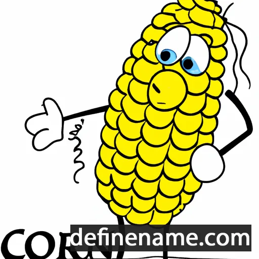 Corny cartoon