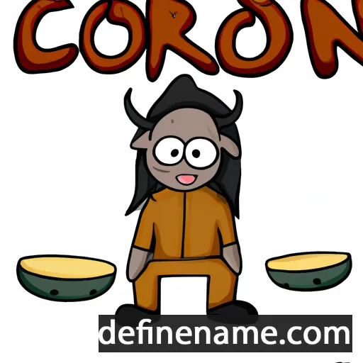 cartoon of the name Corong