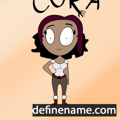 cartoon of the name Corra